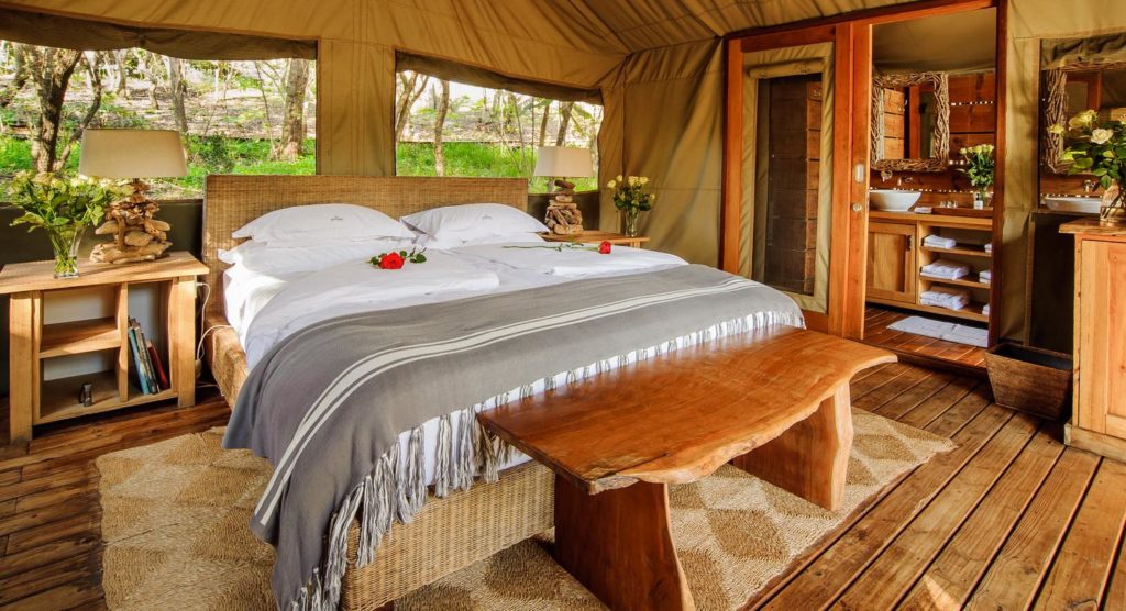 luxury tented safari camps