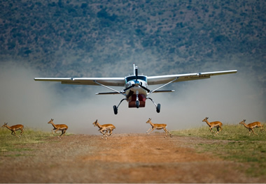 Light Air crafts Safety on Safari in Africa